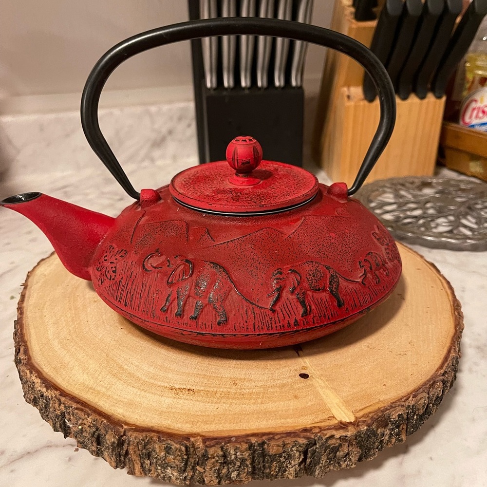 Teavana Red Elephant Teapot